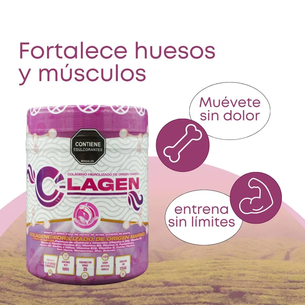 C-LAGEN Colágeno Hidrolizado de Origen Marino - Imagen 2